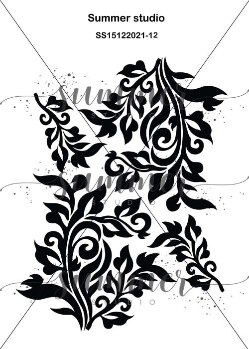 Трафарет Summer studio 14х20 "Branches"