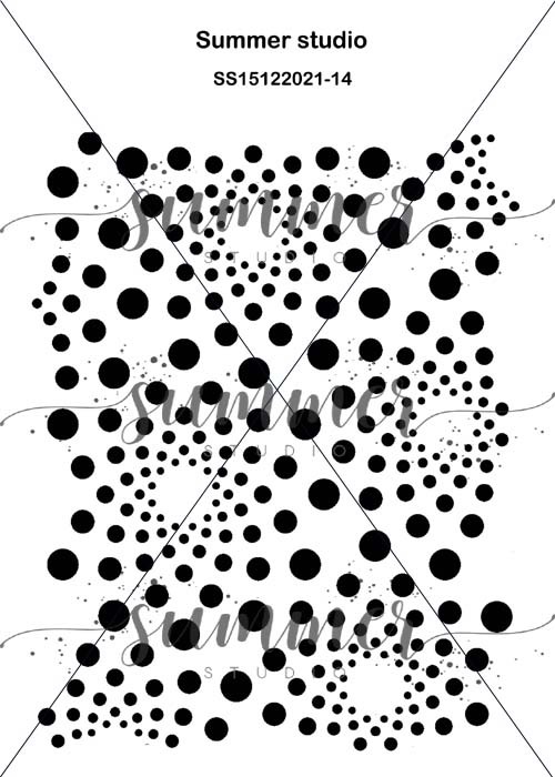 Трафарет Summer studio 14х20 "Circles"