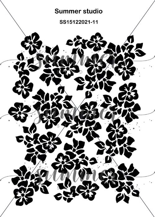 Трафарет Summer studio 14х20 "Flowers"