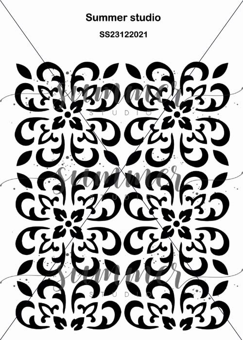 Трафарет Summer studio 14х20 "Delicate"