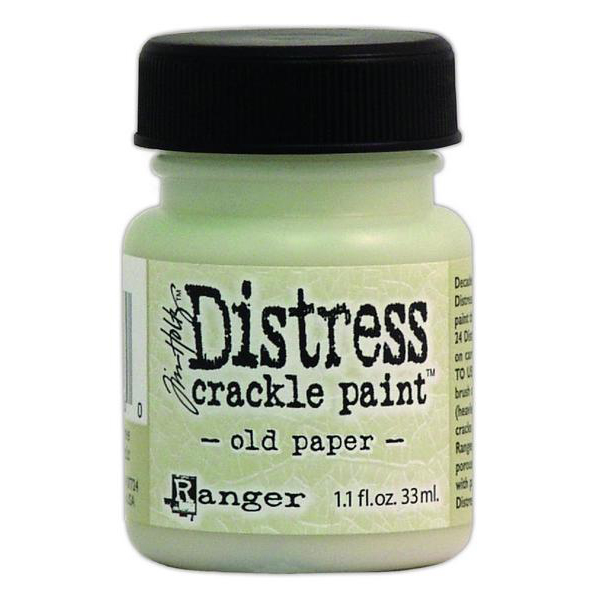 Краска-кракелюр Ranger. Цвет старая бумага (old paper)