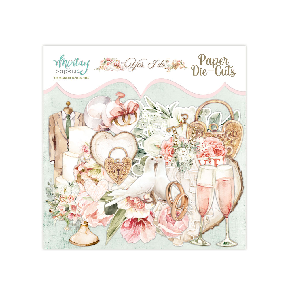 Набор высечек Mintay papers "Yes, I do"