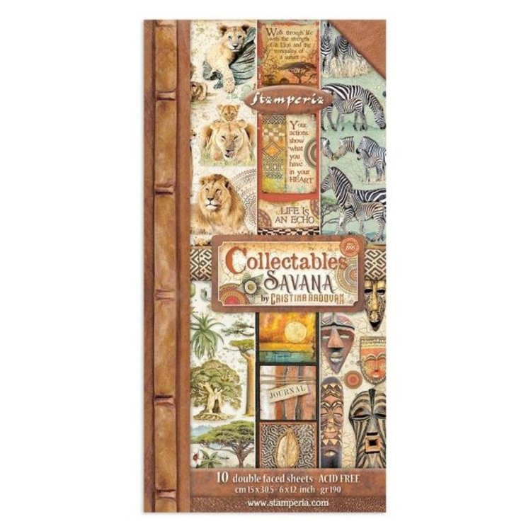 Набор для вырезания 15х30 см Stamperia «Savana»