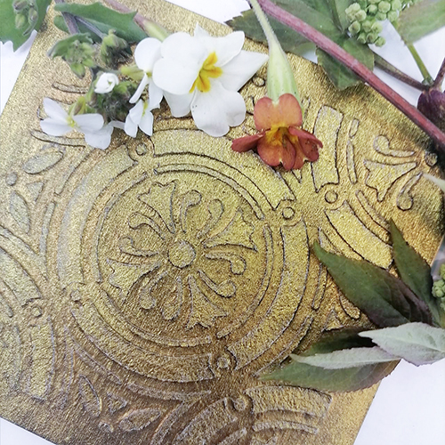 Сияющая патина Fractal Paint «Восточное золото» 20мл