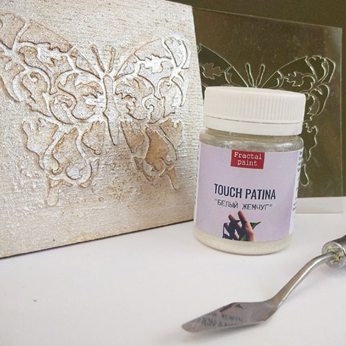 TOUCH Патина Fractal Paint "Белый жемчуг 20мл