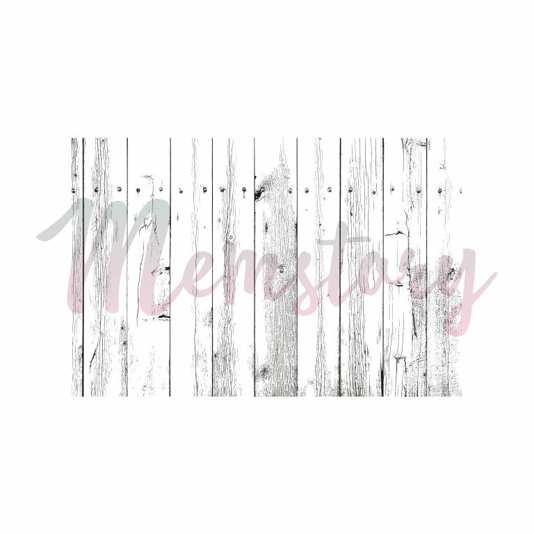 Штамп Memstory "Деревянный забор" серия "Любимый сад"