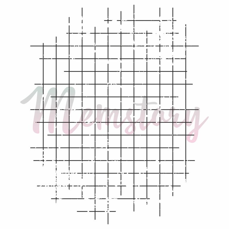 Штамп Memstory "Тетрадная клетка"