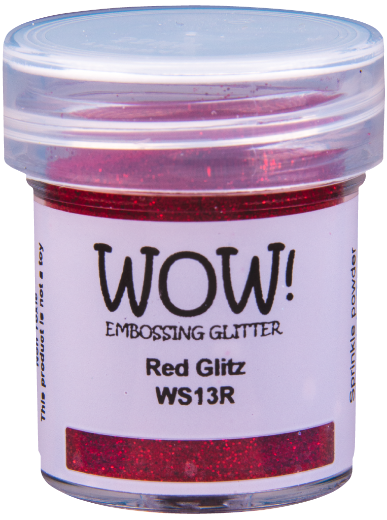 Пудра для эмбоссинга WOW! Red Glitz
