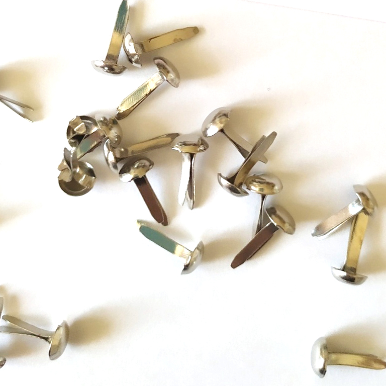 Набор брадс "Серебро" 5*10мм 10 шт