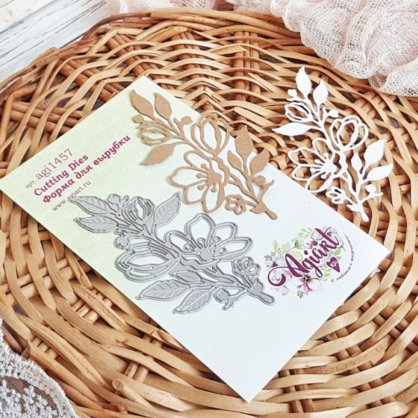 Нож для вырубки Agiart "Нежная магнолия"