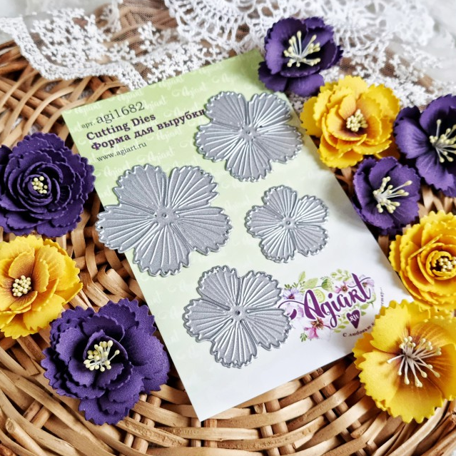 Ножи для вырубки Agiart "Турецкая гвоздика"