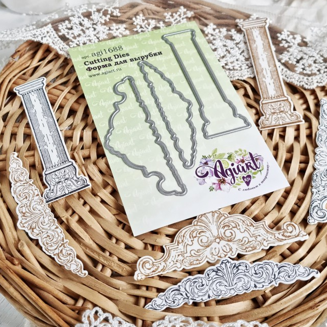 Ножи для вырубки Agiart контурные "Эпоха Возрождения"