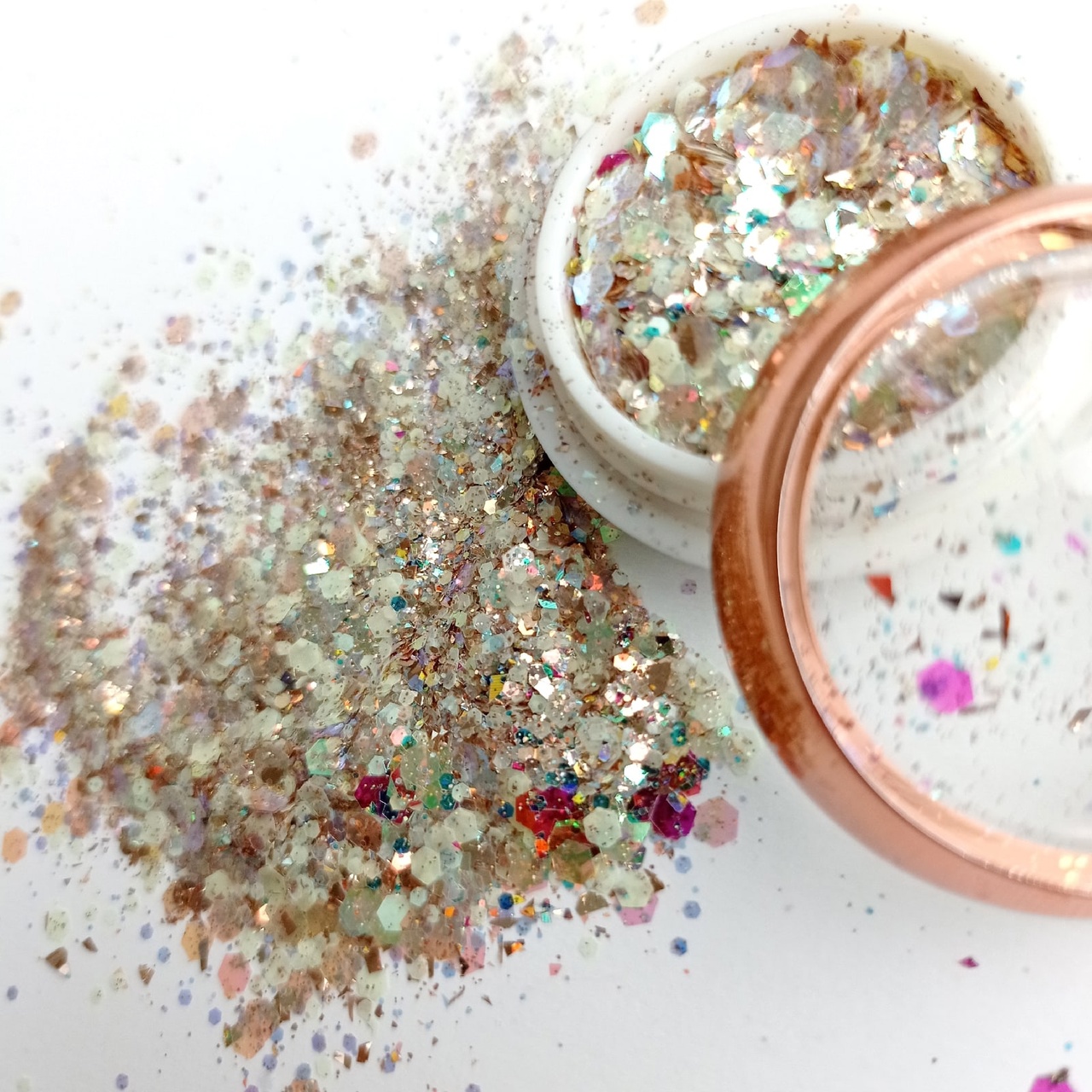 Глиттер-слюда "Пузырьки шампанского"