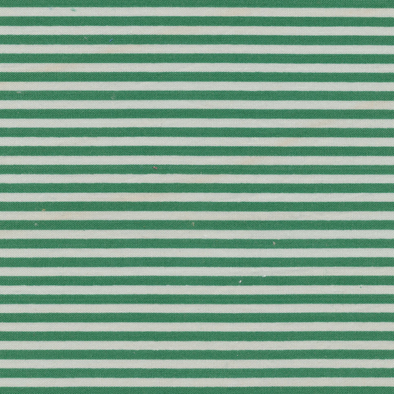 Ткань лоскутная 50 х 55 см "Бабушкин сундучок" Зелёная полоска