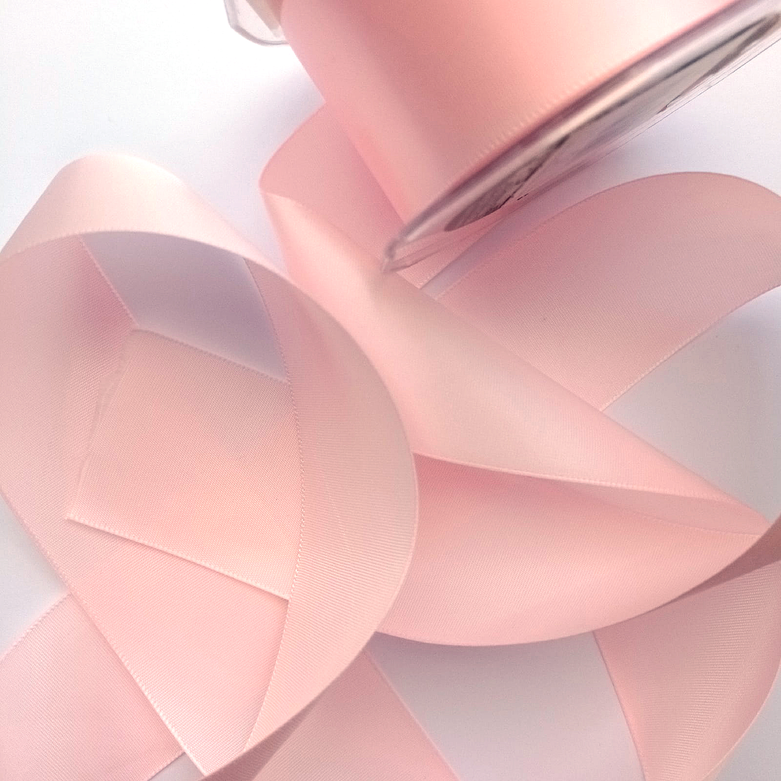 Лента сатиновая 5см Розовая