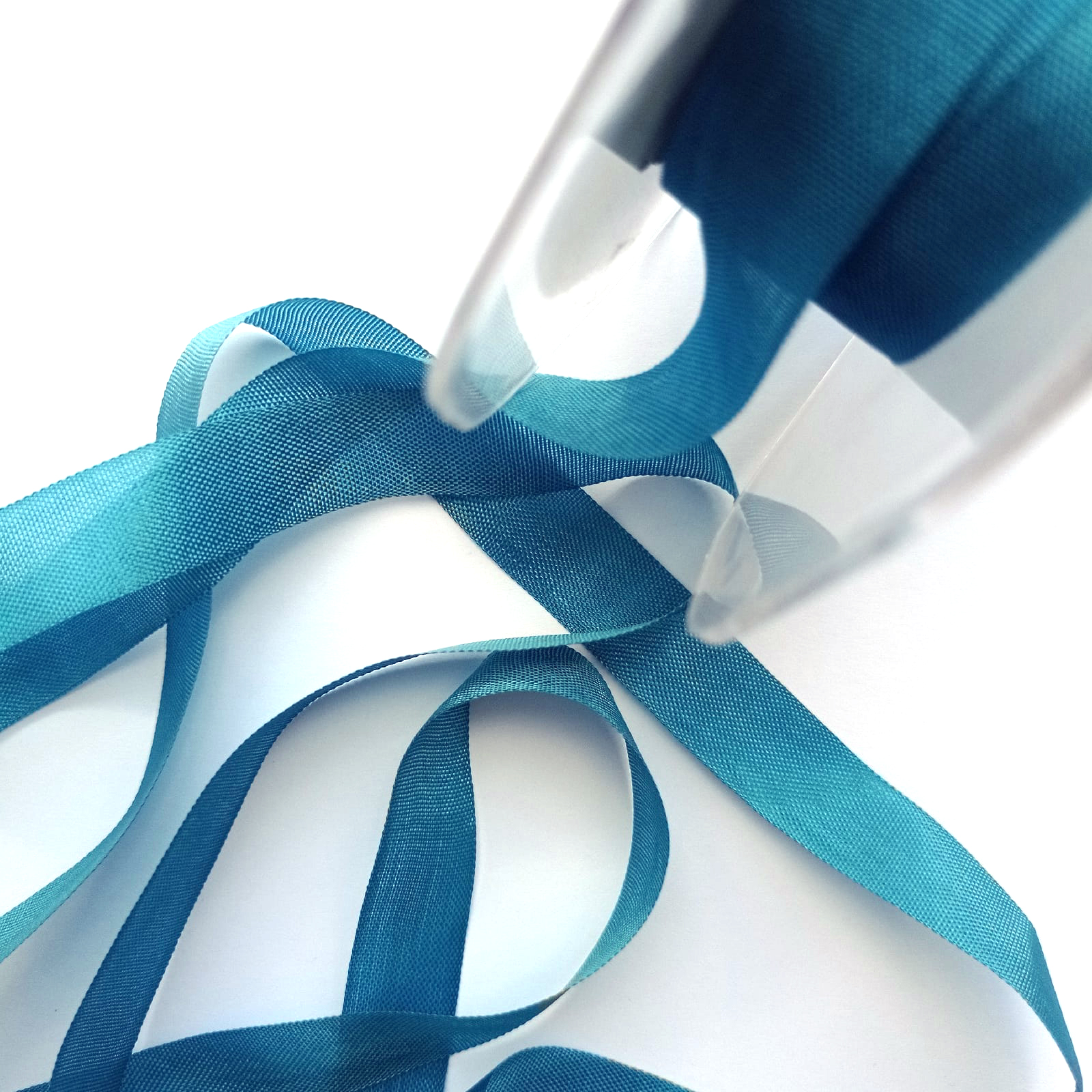 Шебби-лента 1,5см Sea Peacock