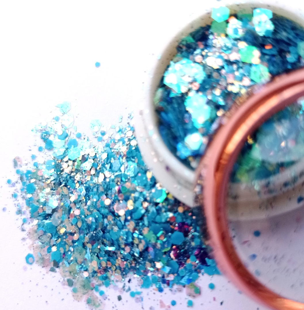 Глиттер-слюда "Лазурная даль"