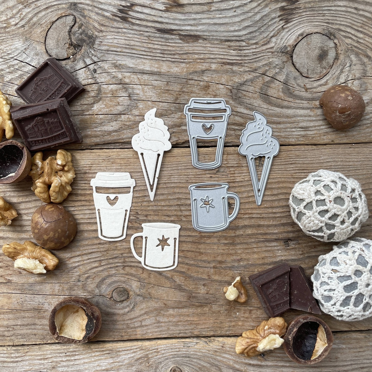 Ножи для вырубки mimi cut "Скрепочки-2"