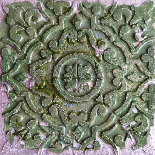 Патина с эффектом микротрещин Fractal Paint «Зелёная» 50 мл