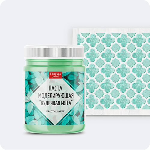 Паста моделирующая Fractal Paint «Кудрявая мята» 30ml