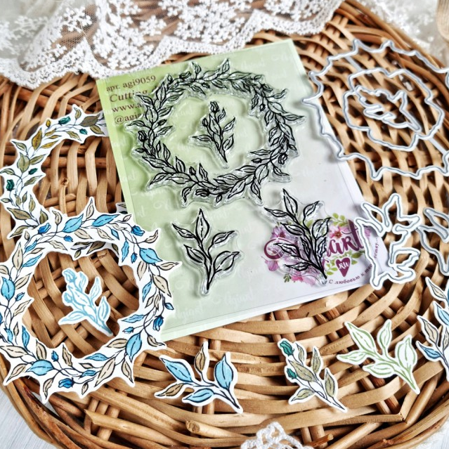 Набор ножей+штампы Agiart "Цветочный хоровод"