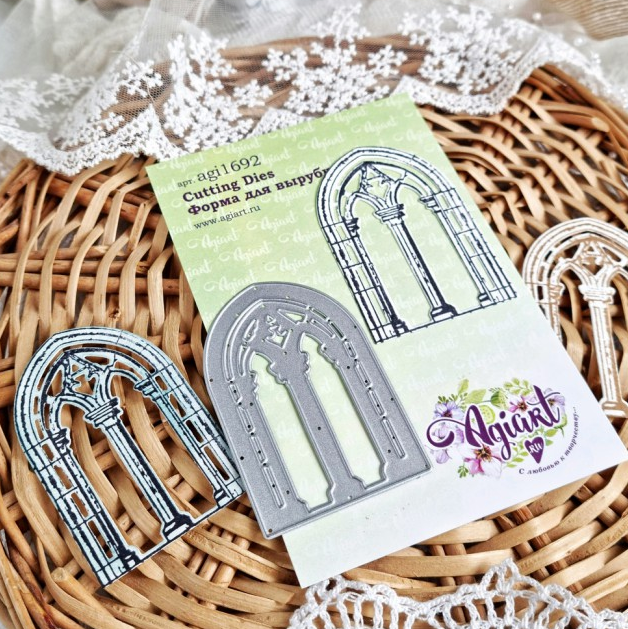 Нож для вырубки Agiart "Готическое окно"