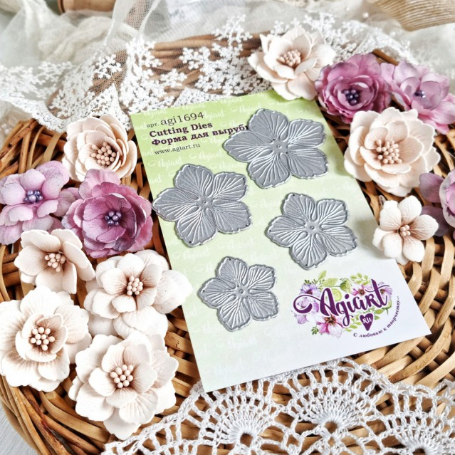 Ножи для вырубки Agiart "Саржента пятилепестковая"
