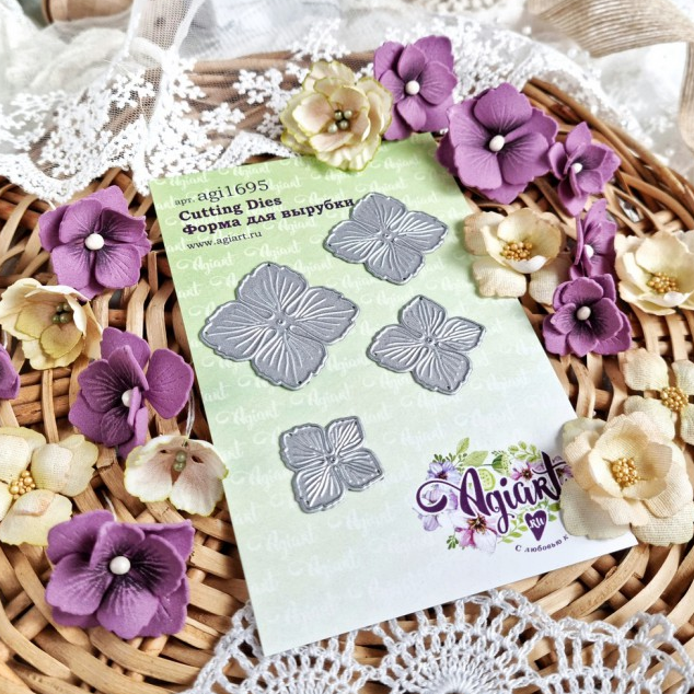 Ножи для вырубки Agiart "Саржента четырехлепестковая"