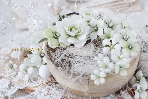 Набор тканевых цветов ME Flowers "Свежесть весны"