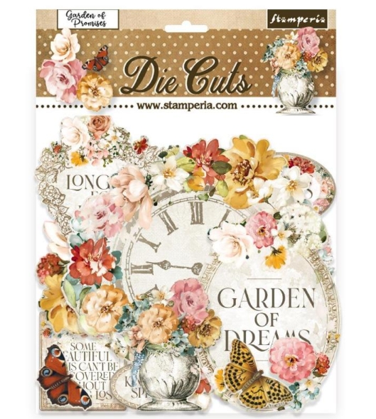 Вырубка из чипборда Stamperia «Garden of Promises»