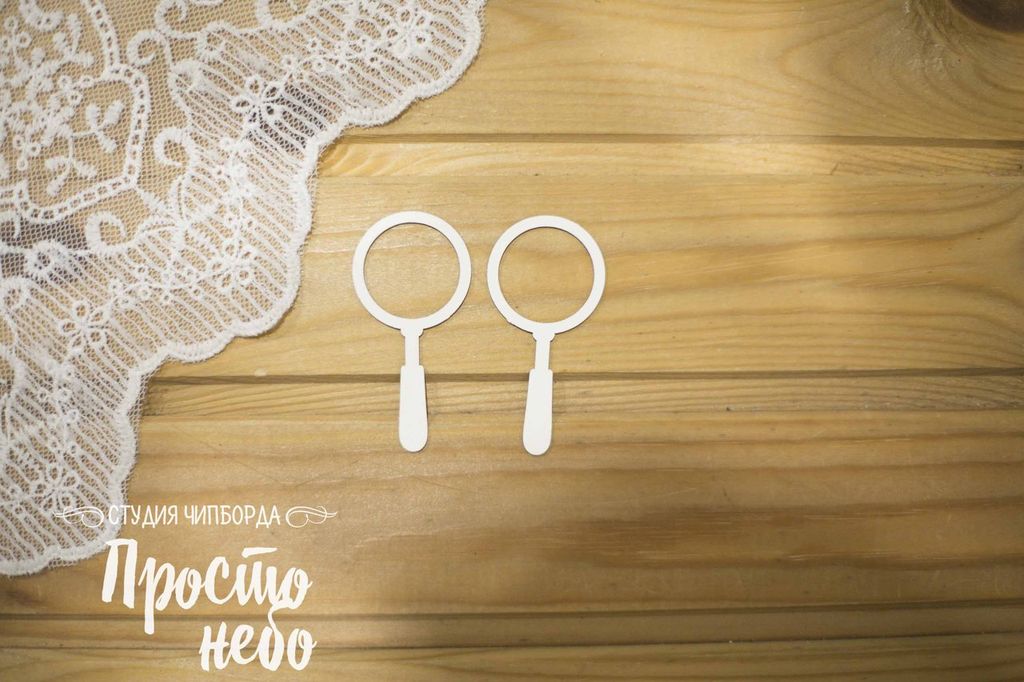 Чипборд Просто Небо "Шерлок" Лупа большая