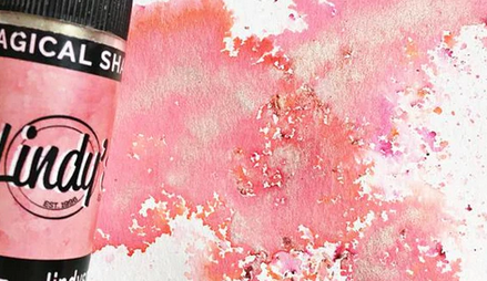 Сухая краска Lindy's MAGICAL SHAKERS "Alpine Ice Rose"