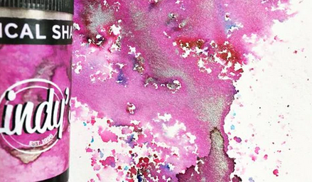 Сухая краска Lindy's MAGICAL SHAKERS "Magnolia Magenta Gold"