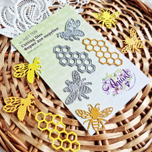 Нож для вырубки Agiart "Медовая пасека"