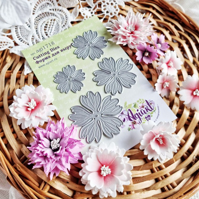 Нож для вырубки Agiart "Горный первоцвет"