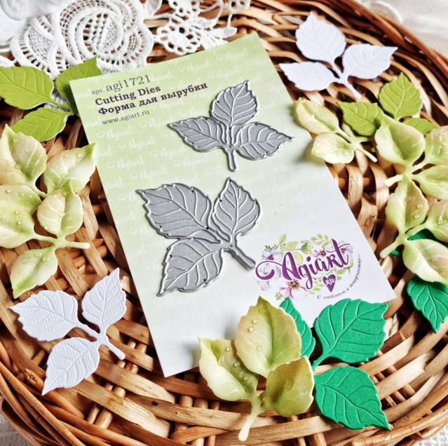 Нож для вырубки Agiart "Ветки розы"