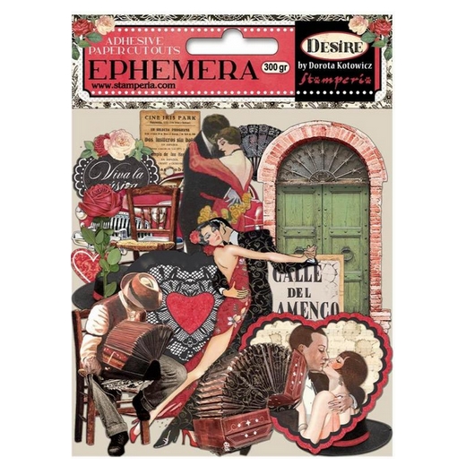 Самоклеющиес высечки из картона Stamperia «Desire»
