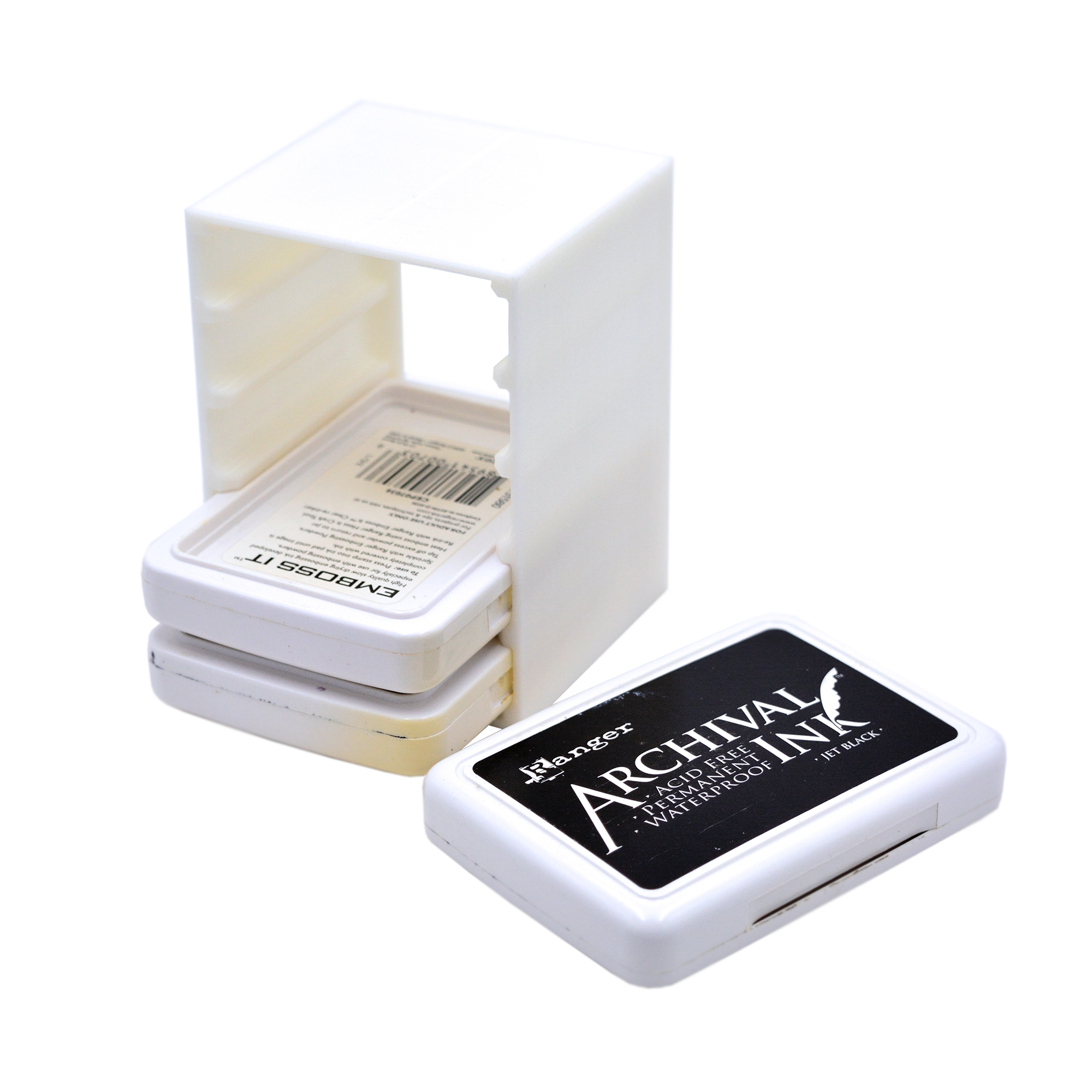 Модуль стеллажа для штемпельных подушечек Archival ink Белый матовый