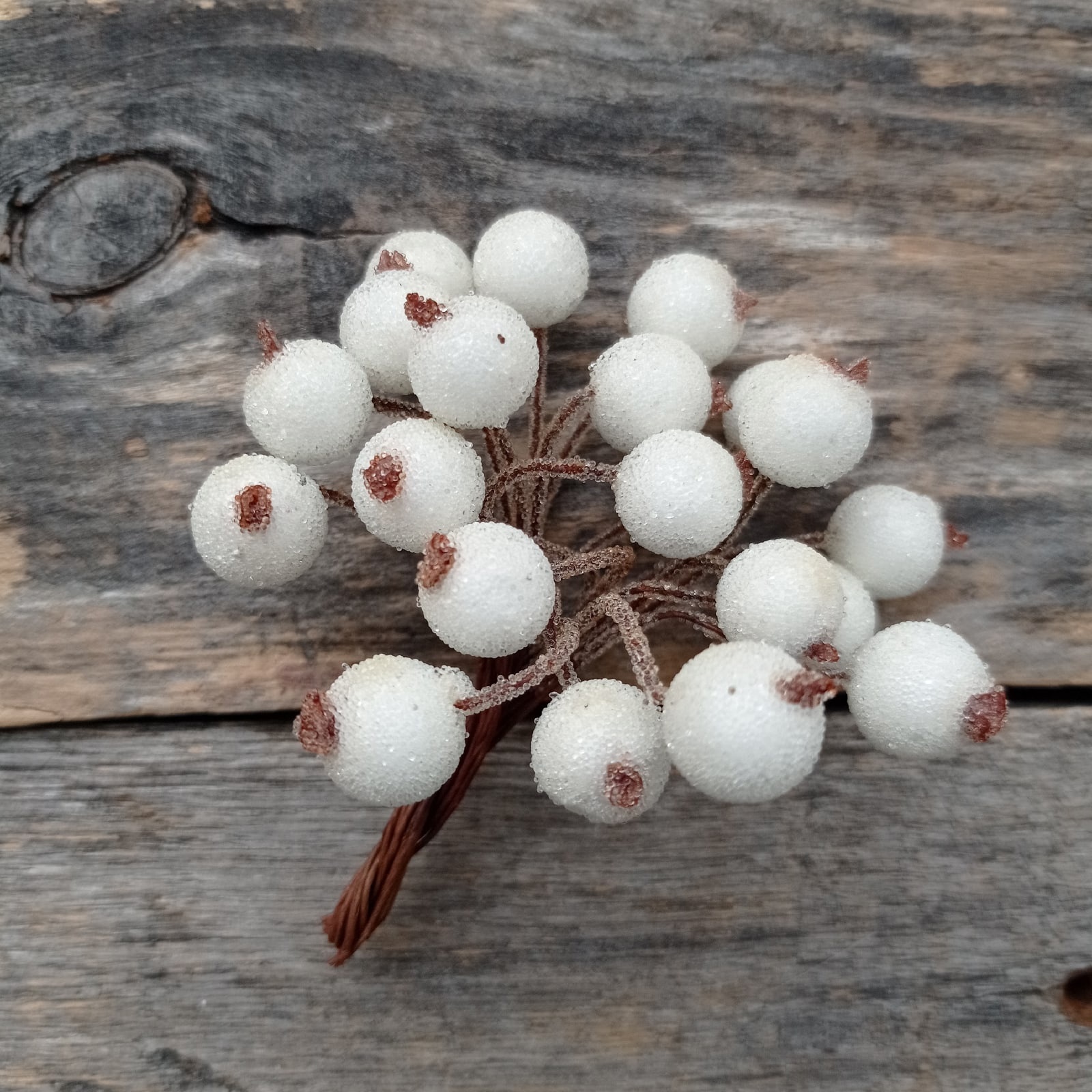 Ягоды на веточке сахарные Белые