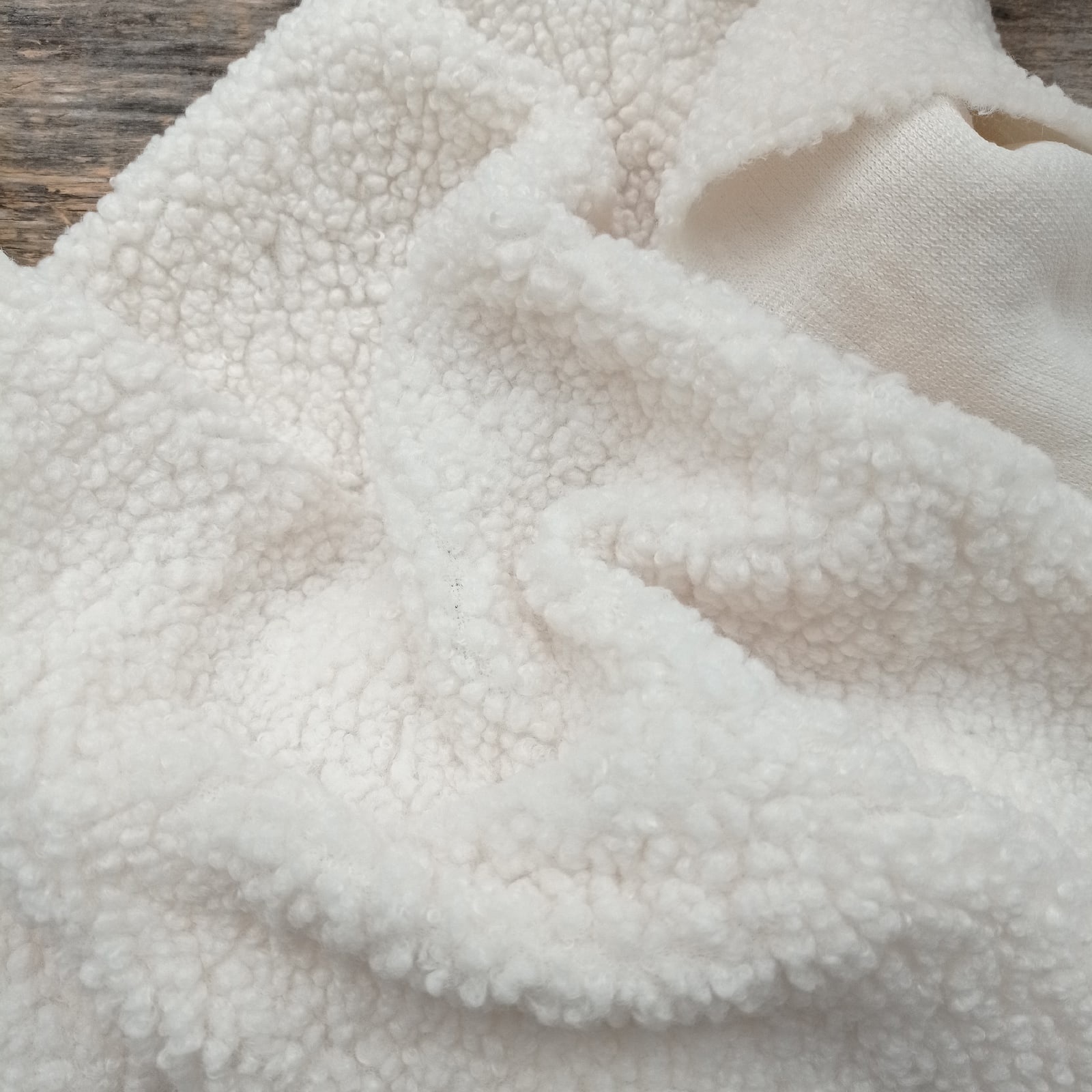 Мех искусственный под овчину 50*40 Белый