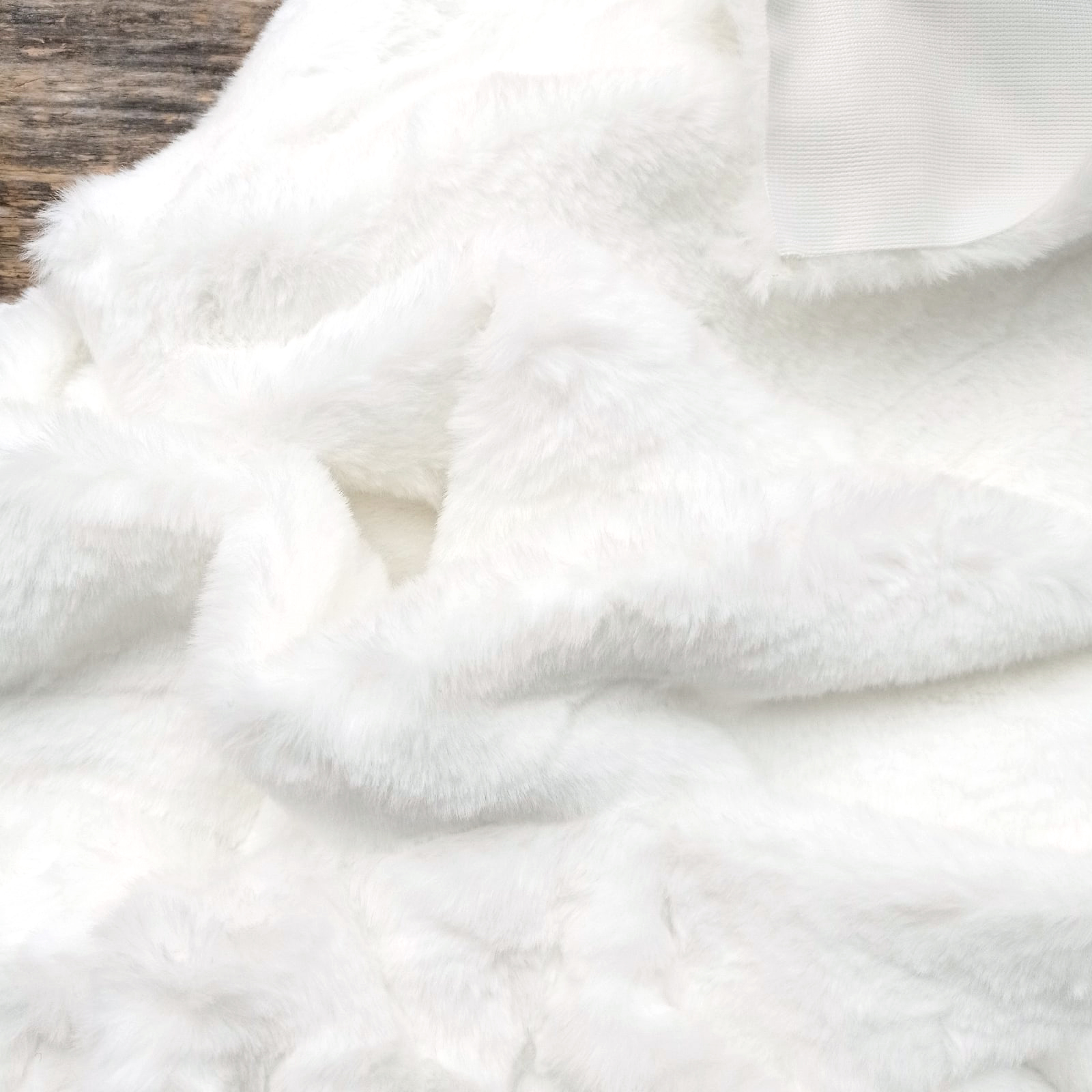 Мех искусственный под кролика 50*40 Белый