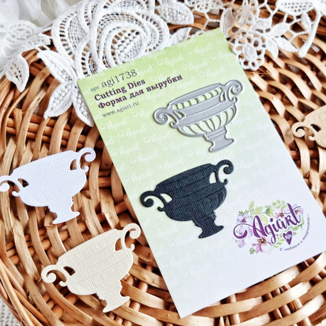 Нож для вырубки Agiart "Вазон маленький"