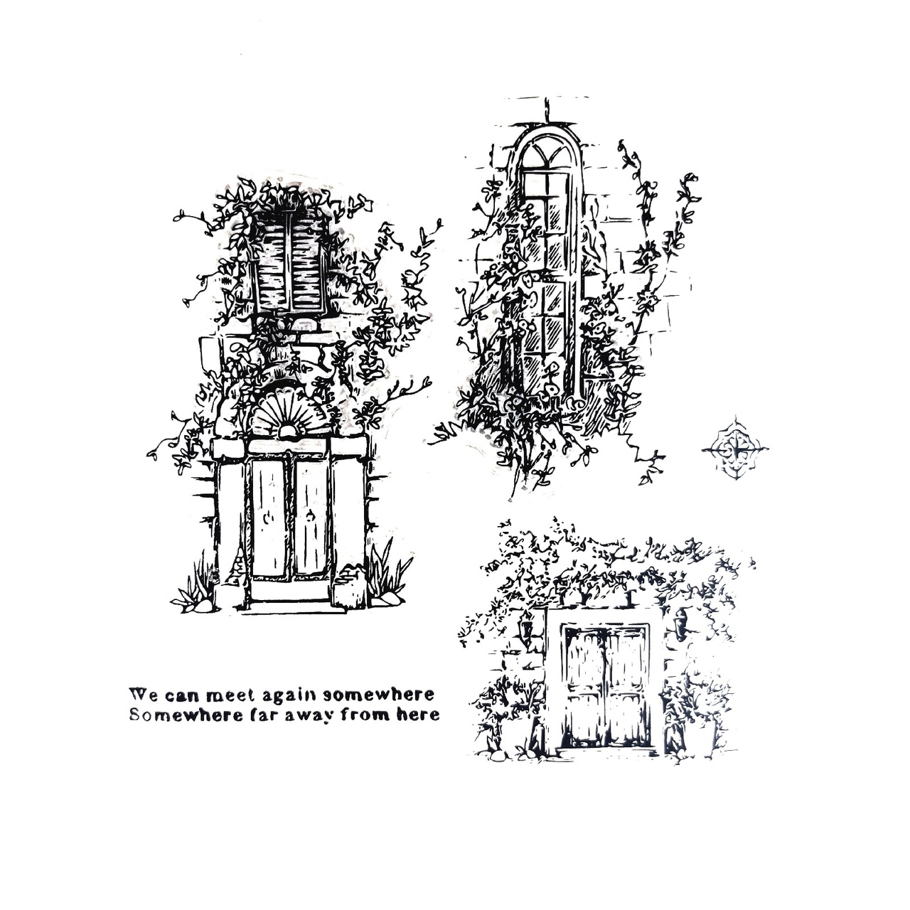 Набор штампов Cut it! "Всё уже в прошлом"