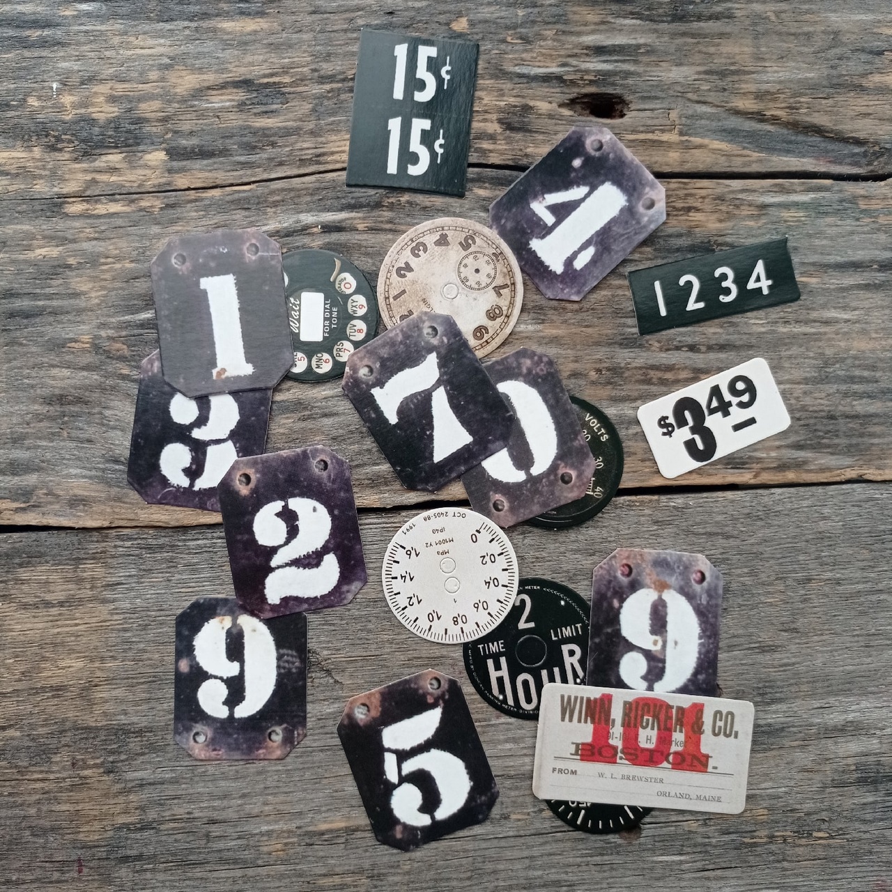 Набор высечек "Лейблы"