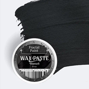 Восковая паста Fractal Paint «Чёрная» (Сlassic)