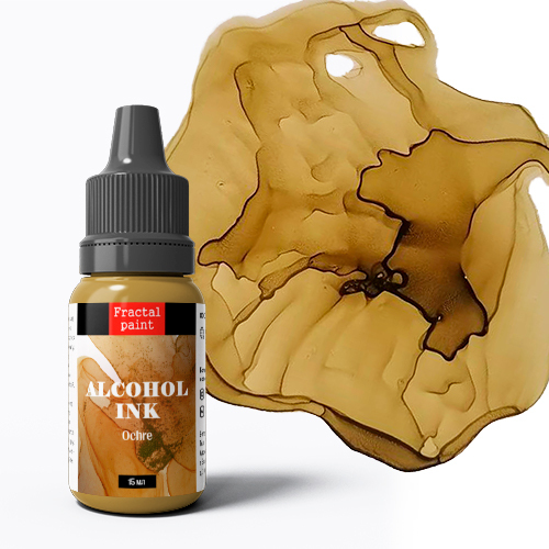 Алкогольные/Спиртовые чернила Fractal Paint «Ochre» (Охра)