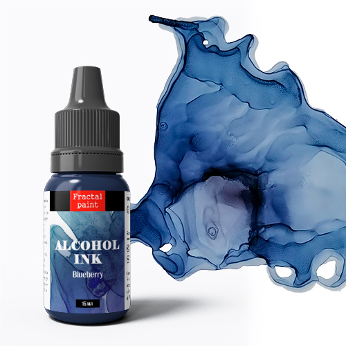 Алкогольные/Спиртовые чернила Fractal Paint «Blueberry» (Голубика)