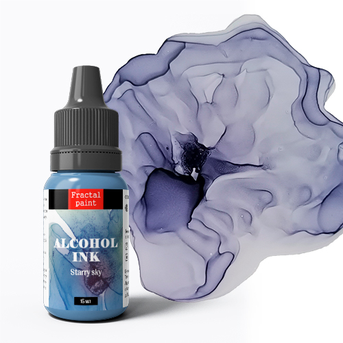 Алкогольные/Спиртовые чернила Fractal Paint «Starry sky» (Звёздное небо)