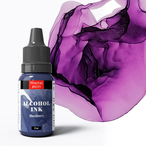 Алкогольные/Спиртовые чернила Fractal Paint «Blackberry» (Ежевика)