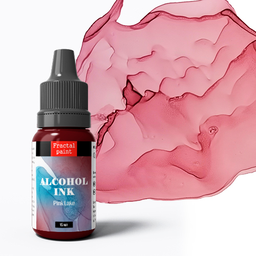 Алкогольные/Спиртовые чернила Fractal Paint «Pink Lake» (Розовое озеро)